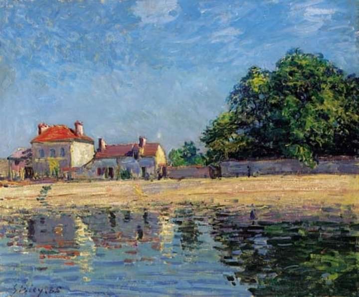 Alfred Sisley Bords Du Loing Saint-mammes 1885