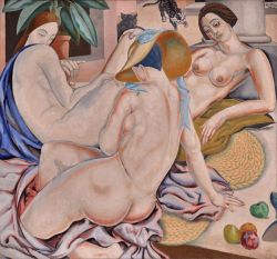Peinture sur toile de Alfredo Guttero Indolent Women 1927 reproduction peinte à la main