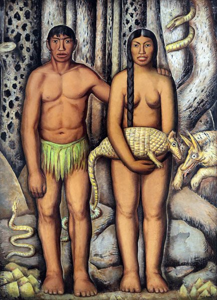 Alfredo Ramos Martinez Adan Y Eva Mexicanos 1933