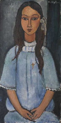 Amedeo Modigliani, Alice reproduction peinte à la main