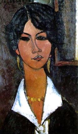 Amedeo Modigliani, Femme d'Alger 1917 reproduction peinte à la main