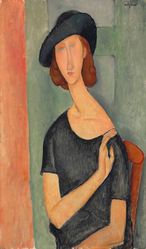 Amedeo Modigliani, Jeanne Hébuterne au chapeau, 1919