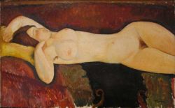 Amedeo Modigliani, Le Grand Nu reproduction peinte à la main