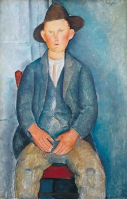 Amedeo Modigliani, Le Petit Paysan reproduction peinte à la main