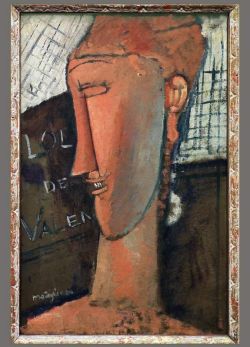 Amedeo Modigliani, Lola De Valence reproduction peinte à la main