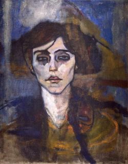 Amedeo Modigliani, Portrait De Maude Abrantes reproduction peinte à la main