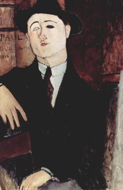 Amedeo Modigliani, Portrait De Paul Guillaume reproduction peinte à la main