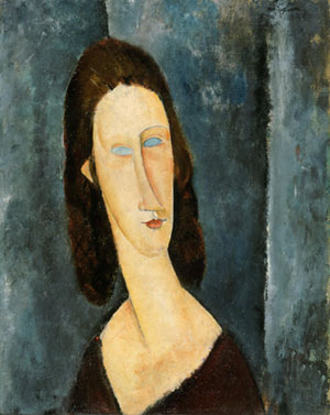 Amedeo Modigliani, Yeux bleus (portrait de Madame Jeanne Hébuterne)