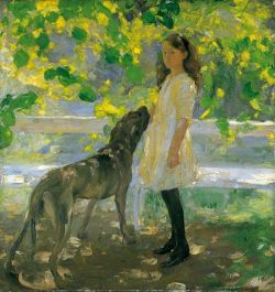 Peinture sur toile de Amy Katherine Browning, Lime Tree Shade, 1913 reproduction peinte à la main