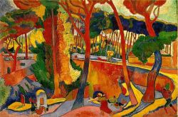 Peinture sur toile de Andre Derain Estaque 1905 reproduction peinte à la main