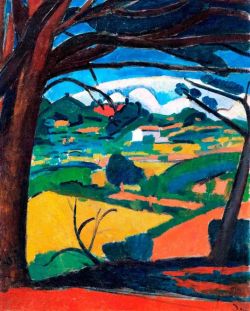 Peinture sur toile de Andre Derain Paysage En Provence Martigues reproduction peinte à la main