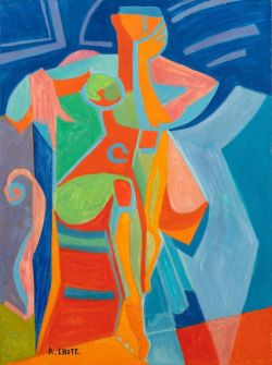 Peinture sur toile de Andre Lhote Nu Egyptien 1953-54 reproduction peinte à la main