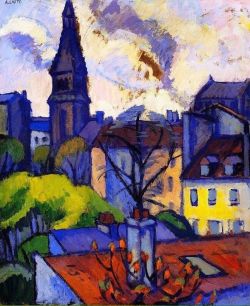 Peinture sur toile de Andre Lhote The City reproduction peinte à la main