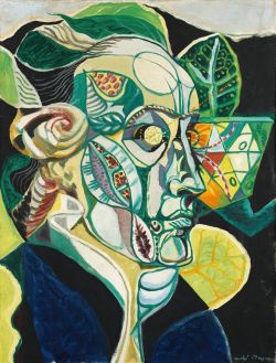 Peinture sur toile de Andre Masson Portrait Of Goethe reproduction peinte à la main