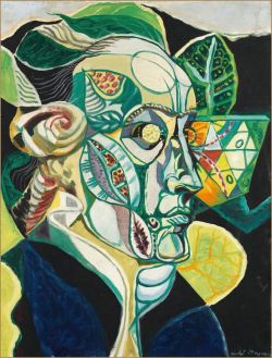 Peinture sur toile de Andre Masson Portrait Of Goethe 1940 reproduction peinte à la main