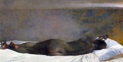 Peinture sur toile de Andrew Wyeth Barracoon 1976 reproduction peinte à la main