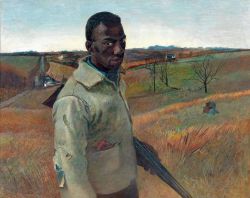 Peinture sur toile de Andrew Wyeth Black Hunter 1938 reproduction peinte à la main