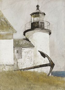 Peinture sur toile de Andrew Wyeth Deserted Light 1977 reproduction peinte à la main