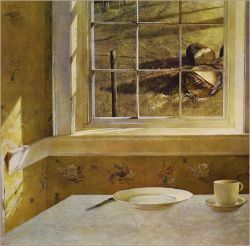 Peinture sur toile de Andrew Wyeth Groundhog Day 1988 reproduction peinte à la main