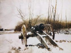Peinture sur toile de Andrew Wyeth Gunsight 1974 reproduction peinte à la main