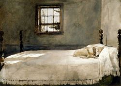 Peinture sur toile de Andrew Wyeth Master Bedroom 1965 reproduction peinte à la main