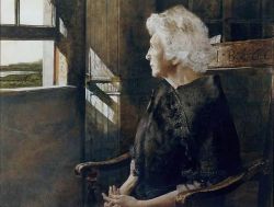 Peinture sur toile de Andrew Wyeth Portrait Of Henriette 1967 reproduction peinte à la main