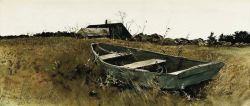 Peinture sur toile de Andrew Wyeth Teel S Island reproduction peinte à la main
