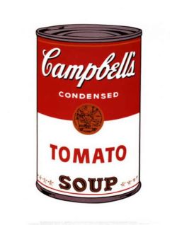 Peinture sur toile de Andy Warhol Campbell Tomato Soup reproduction peinte à la main