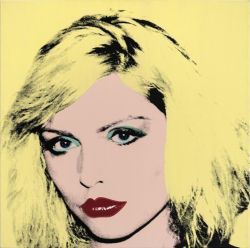 Peinture sur toile de Andy Warhol Debbie Harry 1980 reproduction peinte à la main