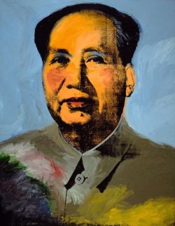 Peinture sur toile de Andy Warhol Mao - 1973 reproduction peinte à la main