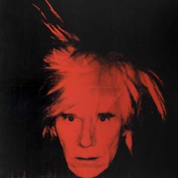Peinture sur toile de Andy Warhol Self-portrait - 1986 reproduction peinte à la main