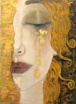 Peinture sur toile de Anne Marie Zilberman The Tears Of Gold reproduction peinte à la main