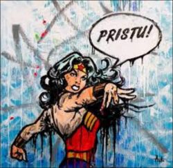 Peinture sur toile de Anto Fils De Pop Pristu.pdf reproduction peinte à la main