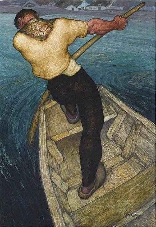 Antoine Anto Carte L Effort - Le Passeur 1920
