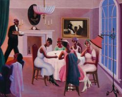 Peinture sur toile de Archibald Motley Jr Cocktails Ca. 1926 reproduction peinte à la main