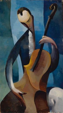Peinture sur toile de Armando Barrios The Cellist 1948 reproduction peinte à la main