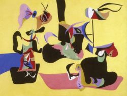 Peinture sur toile de Arshile Gorky Garden In Sochi 1940-41 reproduction peinte à la main