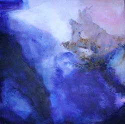 Peinture sur toile de Artiste Inconnu Hommage Zao Wou-ki reproduction peinte à la main