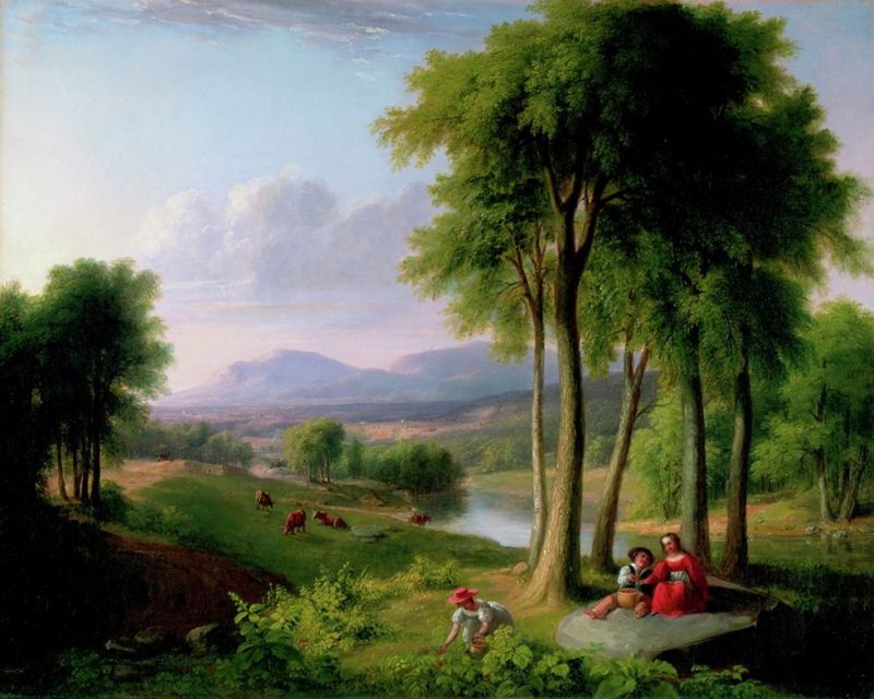 Asher Brown Durand, View near Rutland, Vermont, 1837