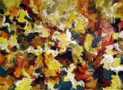 Peinture sur toile de Audrey Flack Abstract Expressionist Autumn Sky 1953 reproduction peinte à la main