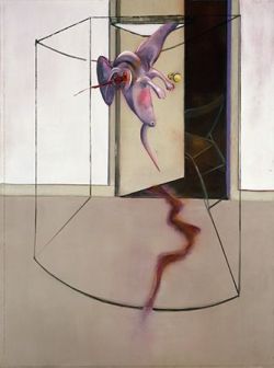Bacon Triptych Inspired By The Oresteia Of Aeschylus - 1981 - Part 1 reproduction peinte à la main