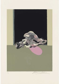 Bacon Triptyque, Aout 1972 - Partie 2 reproduction peinte à la main