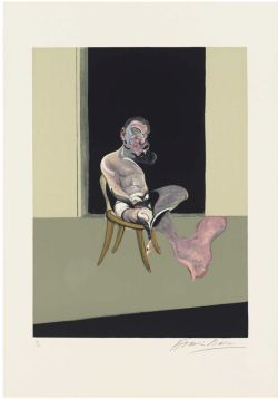 Bacon Triptyque, Aout 1972 - Partie 3 reproduction peinte à la main