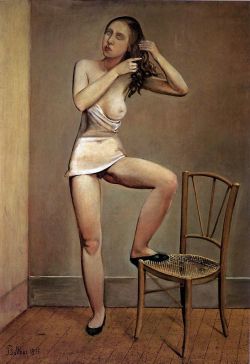 Peinture sur toile de Balthus Alicja W Lustrze reproduction peinte à la main