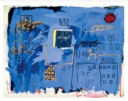 Peinture sur toile de Basquiat 1981 Untitled reproduction peinte à la main