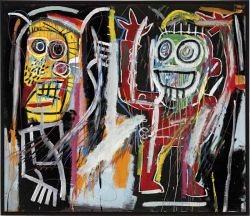 Peinture sur toile de Basquiat Dustheads reproduction peinte à la main