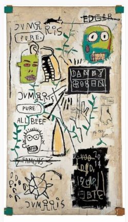 Peinture sur toile de Basquiat Edgar reproduction peinte à la main