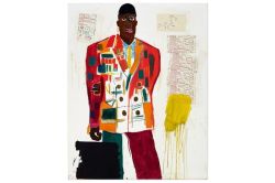 Peinture sur toile de Basquiat Mp - Michael Patterson reproduction peinte à la main