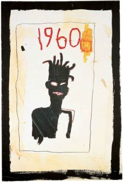 Peinture sur toile de Basquiat Portrait 1960 reproduction peinte à la main
