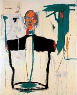 Peinture sur toile de Basquiat Portrait Of John reproduction peinte à la main